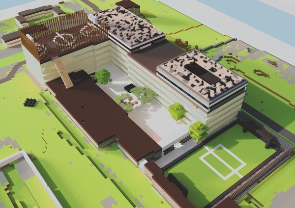 Collège Barbara- La cour de récréation - année scolaire 2021/22 - Participants : Élèves de 5ème, trois enseignant·e·s, un urbaniste (O'zone), un designer et un chercheur (IRI)